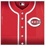 Lets Party By Amscan Cincinnati Reds Baseball - Lunch Napkins