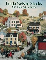 Linda Nelson Stocks Folk Art: 2007 Desk Calendar