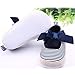 Weixinbuy Baby Girls Stripe Bowknot Velcro Soft Sole Prewalker Crib Shoes