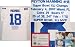 Peyton Manning Autographed Super Bowl XLI Embroidered Stat Custom Football Jersey (White)
