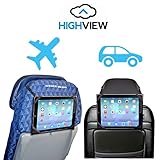 HighView iPad hanger for iPad mini- hangs anywhere (car, airplane, stroller, kitchen, gym, train, bus) and gives clean water to children in need. Tablet travel accessory gadget case mount hold holder kids children parents traveler
