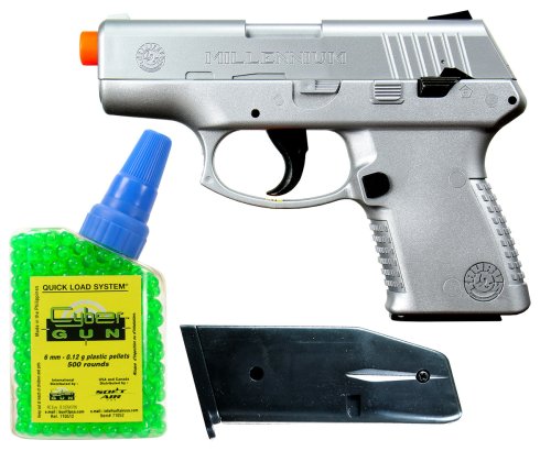Soft Air Taurus Millennium Pt111 Airsoft, Spare Mag, 500 Bb'S