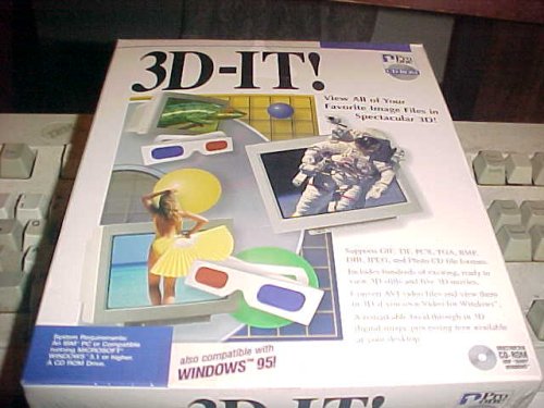 Software: 3D IT!  Boxed with 3D Glasses 