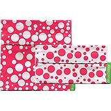 Lunchskins2 Multi-Pack Reusable Sandwich and Snack Bag, Pink Confetti, Set of 2