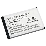 850Mah For Creative Zen Micro MicroPhoto LI-ION Battery