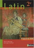 Latin 2e : Programme 2008