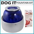 Dog It 73651 Fresh and Clear Large Dog Fountain with Fresh and Clear Replacement Cartridge 3-Pack