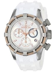 Invicta Womens 16104 Bolt Analog Display Swiss Quartz White Watch