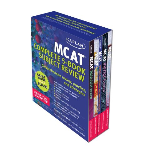 Kaplan MCAT Review: Complete 5-Book Series (Kaplan MCAT Complete Subject Review (5v))