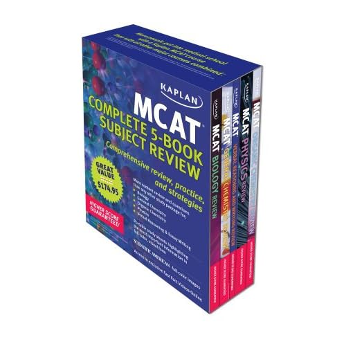 Kaplan MCAT Review: Complete 5-Book Series (Kaplan MCAT Complete Subject Review (5v))