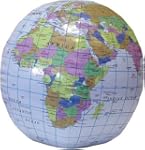 Inflatable World Globe