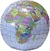 Inflatable World Globe