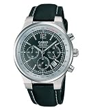 Casio montre homme cuir noir chrono Edifice EF-500L-1AVDF