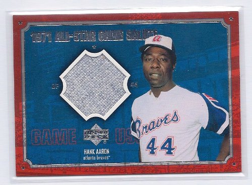 2001 Upper Deck 1971 All Star Game Salute Jersey #HA Hank Aaron Atlanta Braves