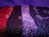 NEM34 Beautiful Pentacle Altar or Tarot Cloth