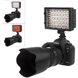 NEEWER&reg; 160 LED CN-160 Dimmable Ultra High Power Panel Digital Camera / Camcorder Video Light, LED Light for Canon, Nikon, Pentax, Panasonic,SONY, Samsung and Olympus Digital SLR Cameras