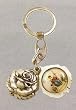 Key Chain - Nino Atocha with Rose - MADE IN ITALY