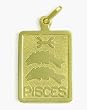 14 Karat Yellow Gold Pisces Zodiac Pendant