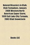 Natural Disasters in Utah: Utah Tornadoes, January 2008 Western North American Super Storm, 1999 Salt Lake City Tornado, 2003 Utah Snowstorm-