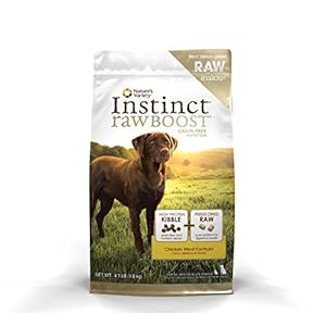Nature's Variety Instinct Raw Boost Grain-Free Chicken Meal Formula Dry Dog Food, 4.1-lb bag
