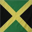 Jamaican Flag Bandannas - 12 Pack