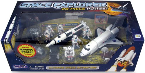 51fFoDUhPvL Space Explorer Ultimate Space Adventure Playset with Educational Rocket Poster