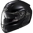 HJC Solid Men's Sy-Max III Street Racing Motorcycle Helmet - Black