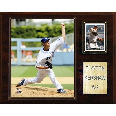 MLB Los Angeles Dodgers Clayton Kershaw Player Plaque