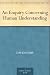 An Enquiry Concerning Human Understanding
