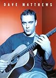 Dave Matthews (With Guitar, Orange Background) Music Poster Print - 24