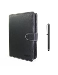 PC Accessory: Kamor? 10.1" PU Leather Stand Case + Micro USB Keyboard with Touch Screen Stylus Pen for 10.1 inch Android Tablet PC + Micro to Mini & Micro to Samsung 30pin adapter (Black) - Kamor