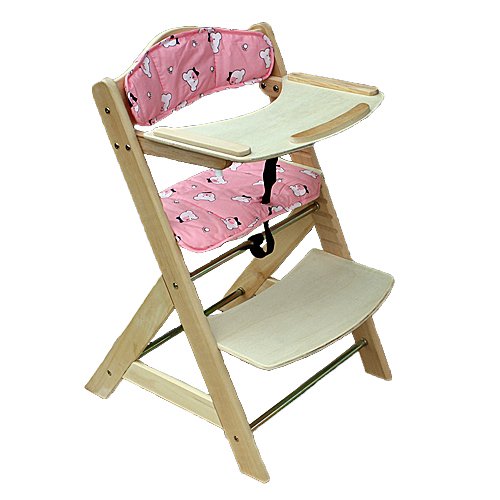 Kinderhochstuhl Babyhochstuhl Holz höhenverstellbar Kinderhochstuhl Babyhochstuhl Holz höhenverstellbar