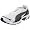 White/Black/Aged Silver