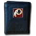All Products : Washington Redskins Genuine Leather Tri-fold Wallet