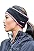 Ponytail Headband | 3 Colors | Warm Fleece for Outdoor Sports and Fitness | Ear Warmer & Sweatband | Super Sweat Absorbent | Perfect for Running or Yoga