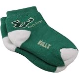 NCAA South Florida Bulls Infant Green-White Team Logo Baby Socks
