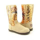 ED HARDY 10FBS202W Iceland Boots Snow Shoe Beige Womens