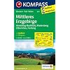 Mittleres Erzgebirge 1 : 50 000: Wanderkarte mit Kurzf�hrer und Radwegen. GPS-genau