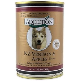 Addiction Venison and Apples, Dog Food, 13.8 oz. by