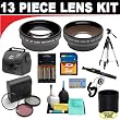 2x Digital Telephoto Professional Series Lens + 0.5x Digital Wide Angle Macro Professional Series Lens + 3 Piece Digital Camera Filter Kit + Lens Adapter Tube (If Needed) + SD 2GB Memory Card + Deluxe DB ROTH Super Savings Accessory Kit For The Canon Powershot S2 IS, S3 IS, S5 IS Digital Cameras