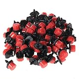 Penta Angel 50/100/200 Pcs Adjustable Irrigation Sprinklers Watering Drippers Sprinklers Emitter Drip System On 1/4" Barb (200)