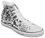 Converse Rap Tattoo All Star Hi Men's Shoes - White / Black