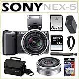 Sony NEX52LENSBDL NEX-5 14.2 MP Digital SLR Camera Bundle with Sony SEL16F2 ....