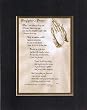 Touching and Heartfelt Poem for Firefighters - Firefighter's Prayer . . . Poem on 11 x 14 inches Double Beveled Matting