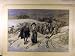 1886 Hark-Bells Lady Soldier Edwards Fine Art Old Print
