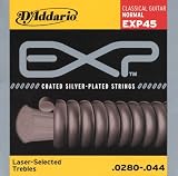 D'Addario EXP45 Coated Nylon Guitar Strings Normal Tension (Standard)