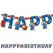 Fire Engine Letter Banner 4 1/2ft