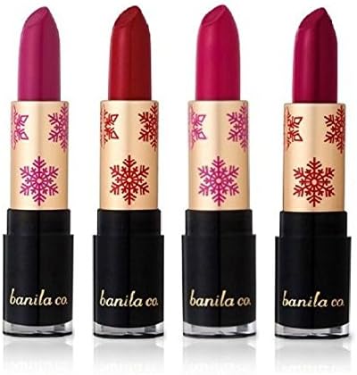 [Banila Co.] Kiss The Collector Fix Satin Color Lipstick Series 3.5g 4 Color Set