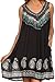 Sakkas Jodie Embroidered Scoop Neck Tie Dye Top/Blouse