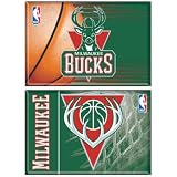 MILWAUKEE BUCKS OFFICIAL LOGO 2"x3" MAGNET 2 PACK